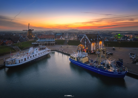 Haven van Oudeschild op Texel.