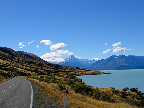 On our way to Mount Cook