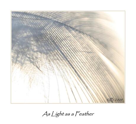 As light as a feather