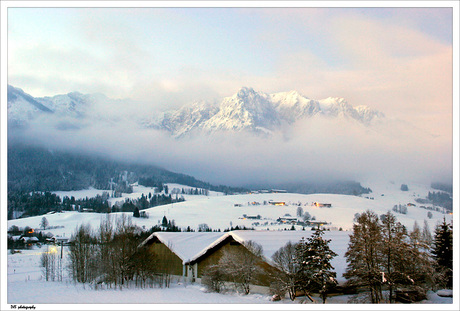 Snowy mountians