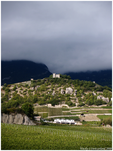 Mountain castle Zwitserland