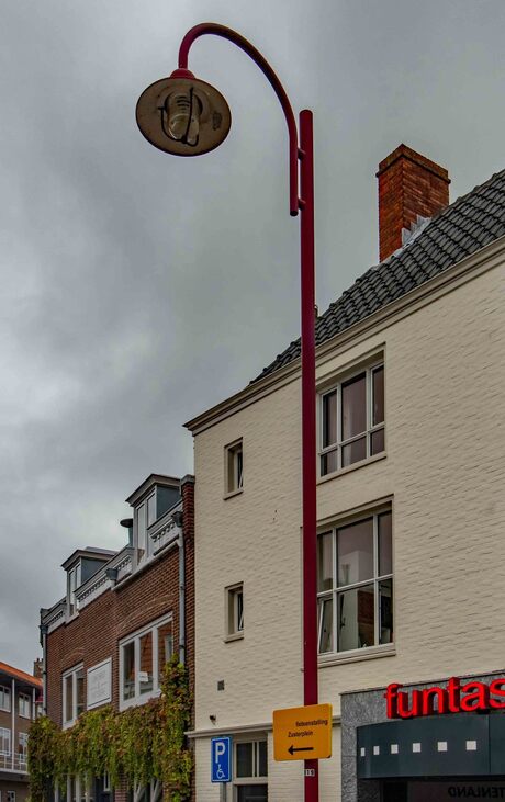 Straatlamp in Middelburg