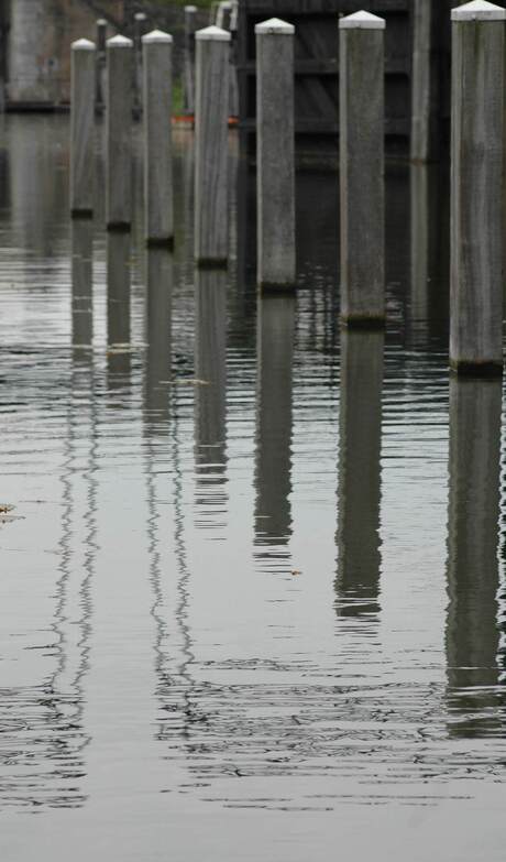 Weerspiegeling in water