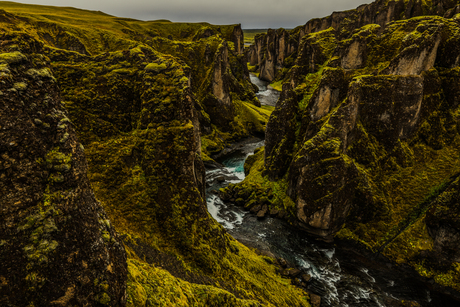 Canyon IJsland