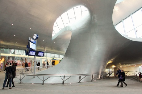 Nieuwe station Arnhem binnenzijde