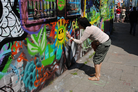 Graffiti art street