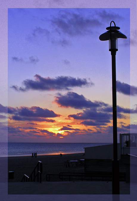 Avond op het strand