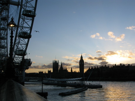 Sunset in London