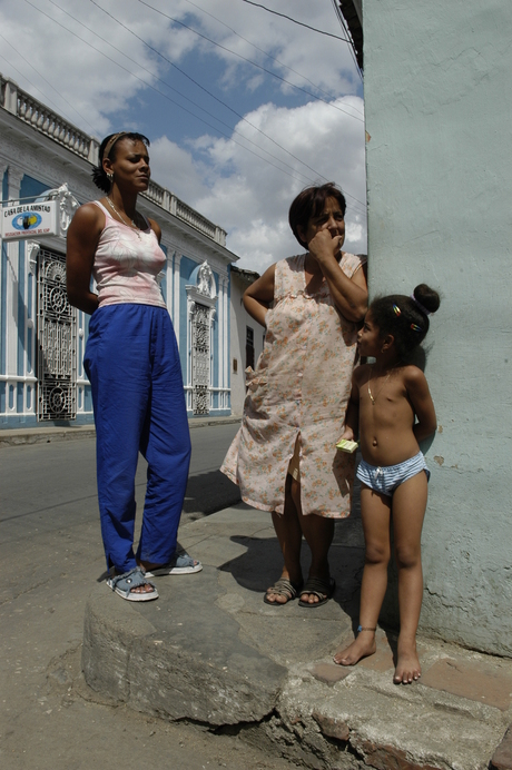 Straatbeeld Sante Clara, Cuba