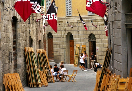 Siena: Civetta before the Cena