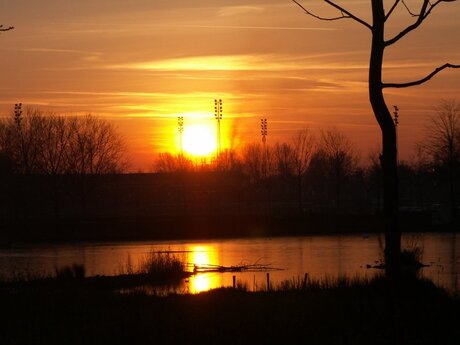 Ondergaande zon