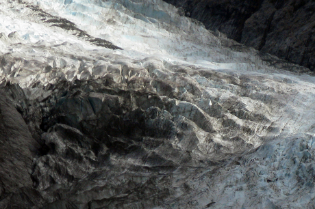 Wandelen op een Gletsjer in NewZealand