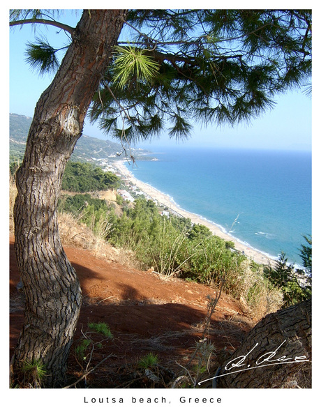 Loutsa beach, Griekenland