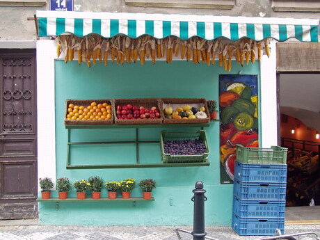 Groenten winkel in Praag