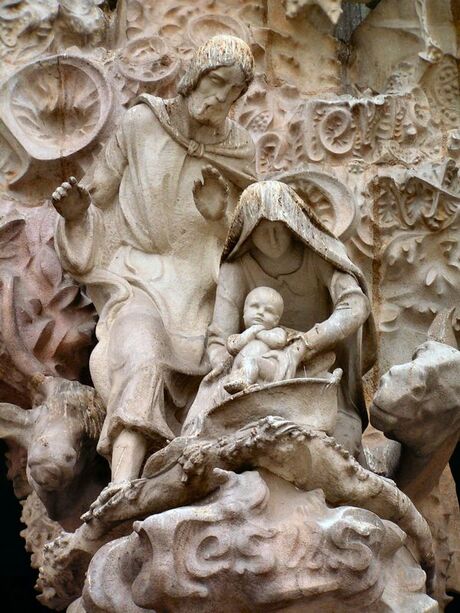 Sagrada Familia (detail)