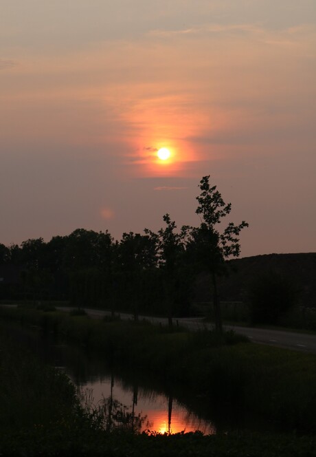 zonsondergang