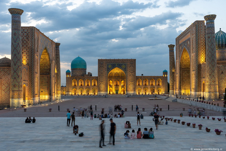Het Registan in Samarkand