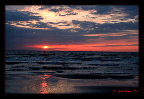 Texelse zonsondergang