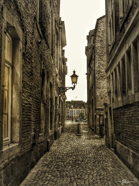 Een straatje in Maastricht