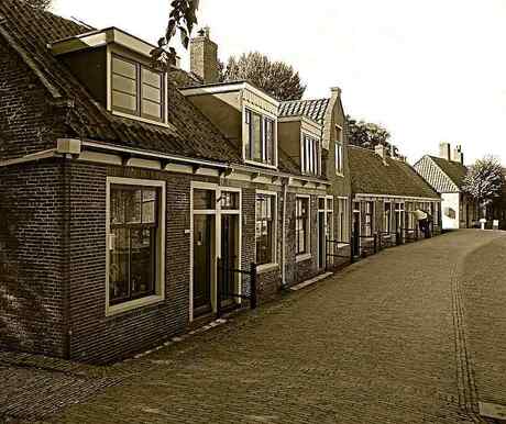 oud straatje Zuiderzeemuseum