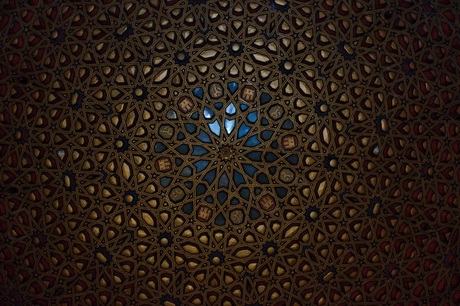 Plafond in het Real Alcázar de Sevilla