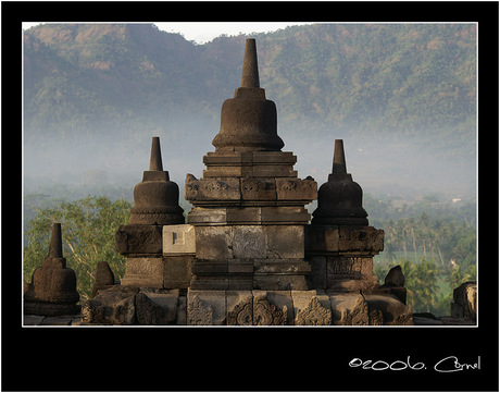 Early morning view form Borobudur