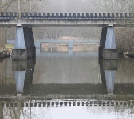 brug in de ochtend