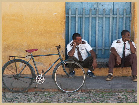 Cuba, politie aan het werk