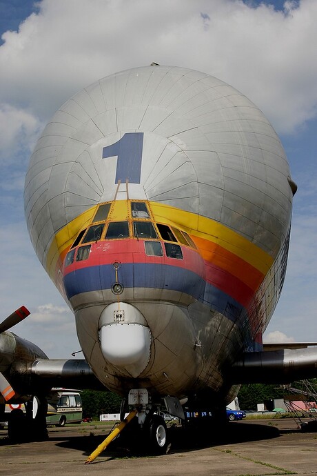 Super Guppy: helaas in het museum...