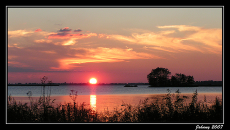 Zonsondergang van vanavond