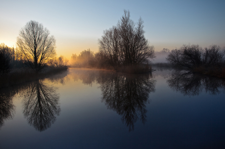 Zonsopkomst Oostvaardersplassen