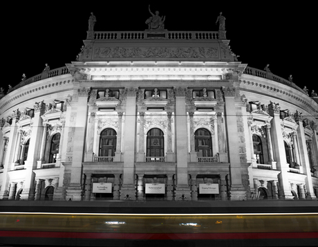 Wenen by night : Hofburgtheather