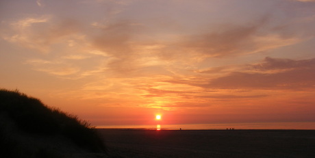 Zonsaondergang Texel