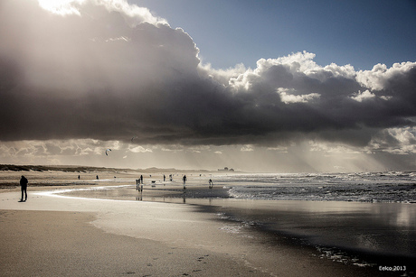 Genieten op het strand