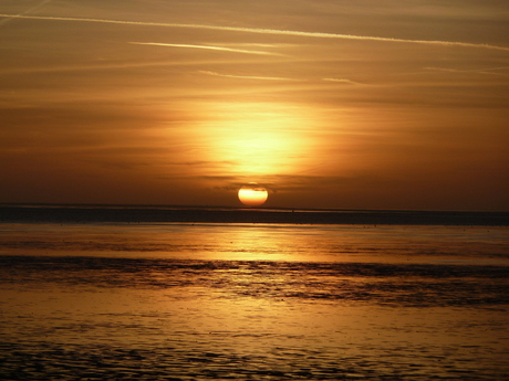 zonsondergang op Ameland