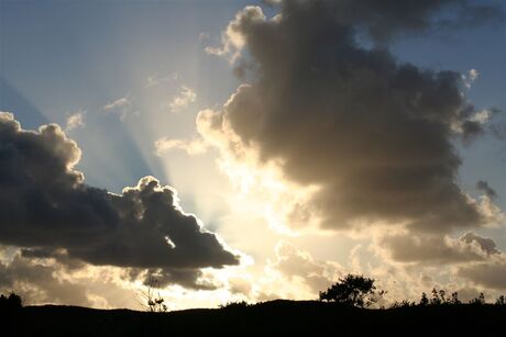 Wolkenpracht op Texel