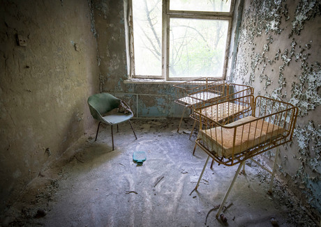 Prypiat (verdrijvingszone Tsjernobyl - Oekraïne) - Kinderafdeling in ziekehuis