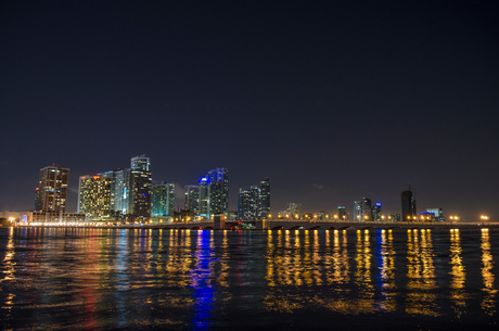 Miami - Skyline by night