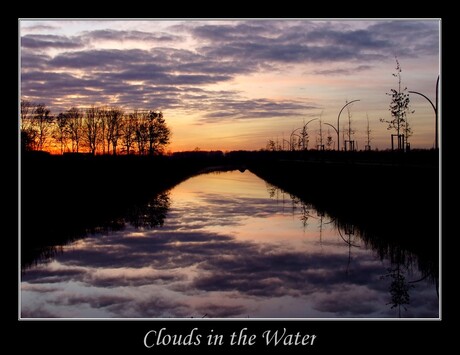 Clouds in the water