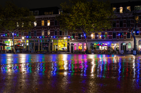 Shiny streets of Rotterdam