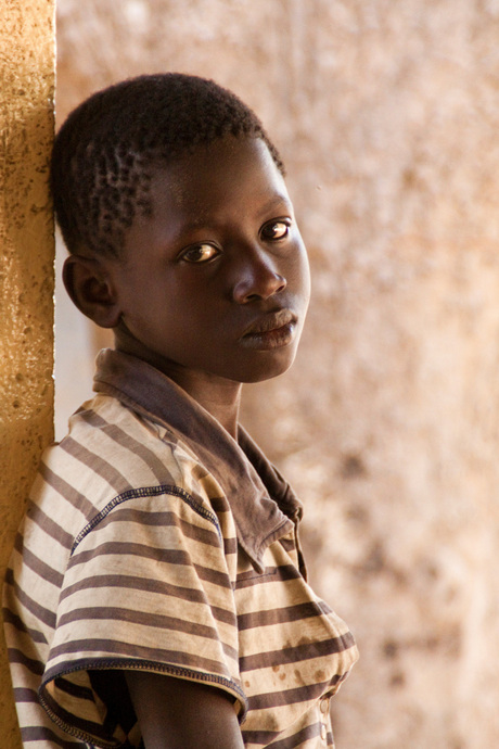 Schooljongen Gambia