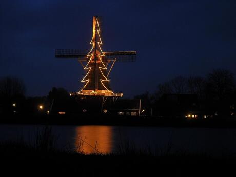 De molen in Woltersum.