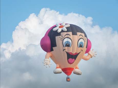 Betty Boop in de lucht