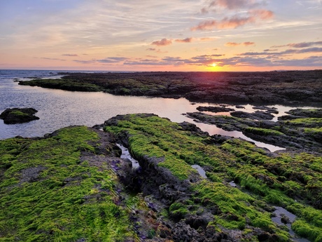 Sunset rocks