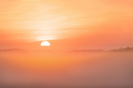 Misitig zonsopkomst op Texel