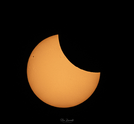 Gedeeltelijke zonsverduistering 29 mrt 25