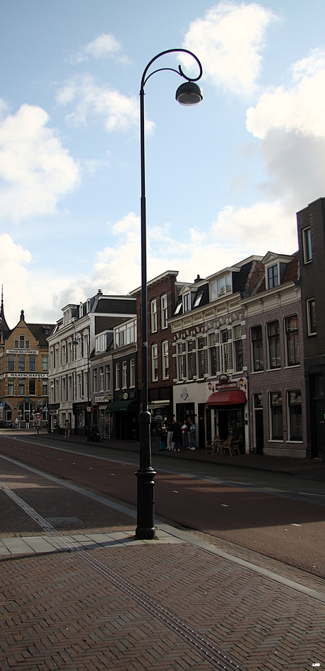 Zicht op het begin  van de oude binnenstad  