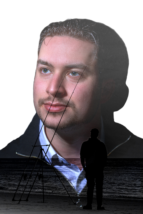 denkend aan vissen aan de Noordzee