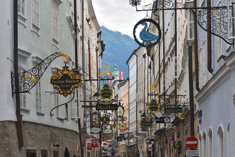 Getreidegasse Salzburg.