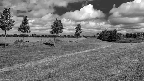 Wolken boven Toolenburger plas